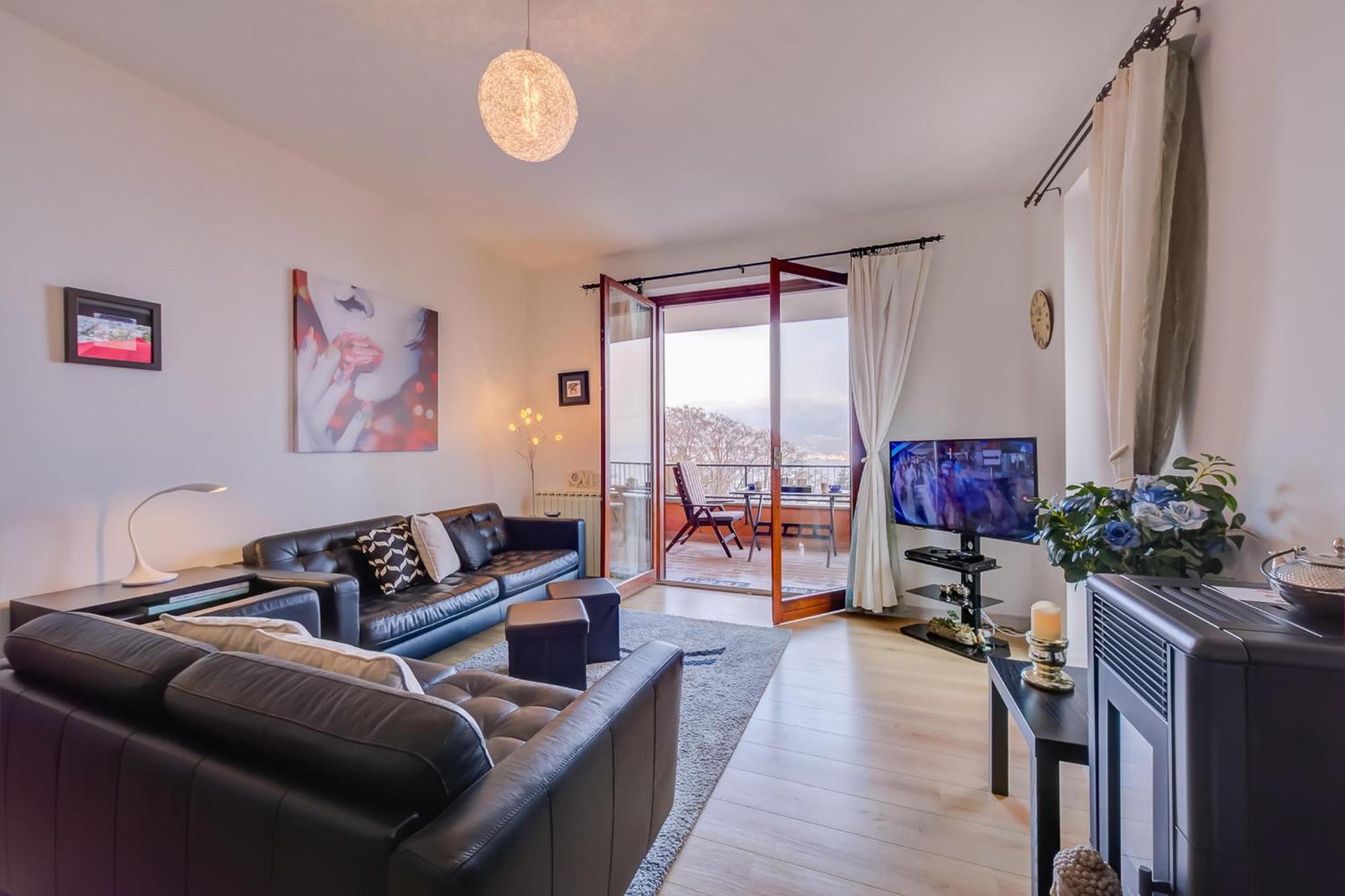 La Bellavista Penthouse Apartment Stresa Exterior foto